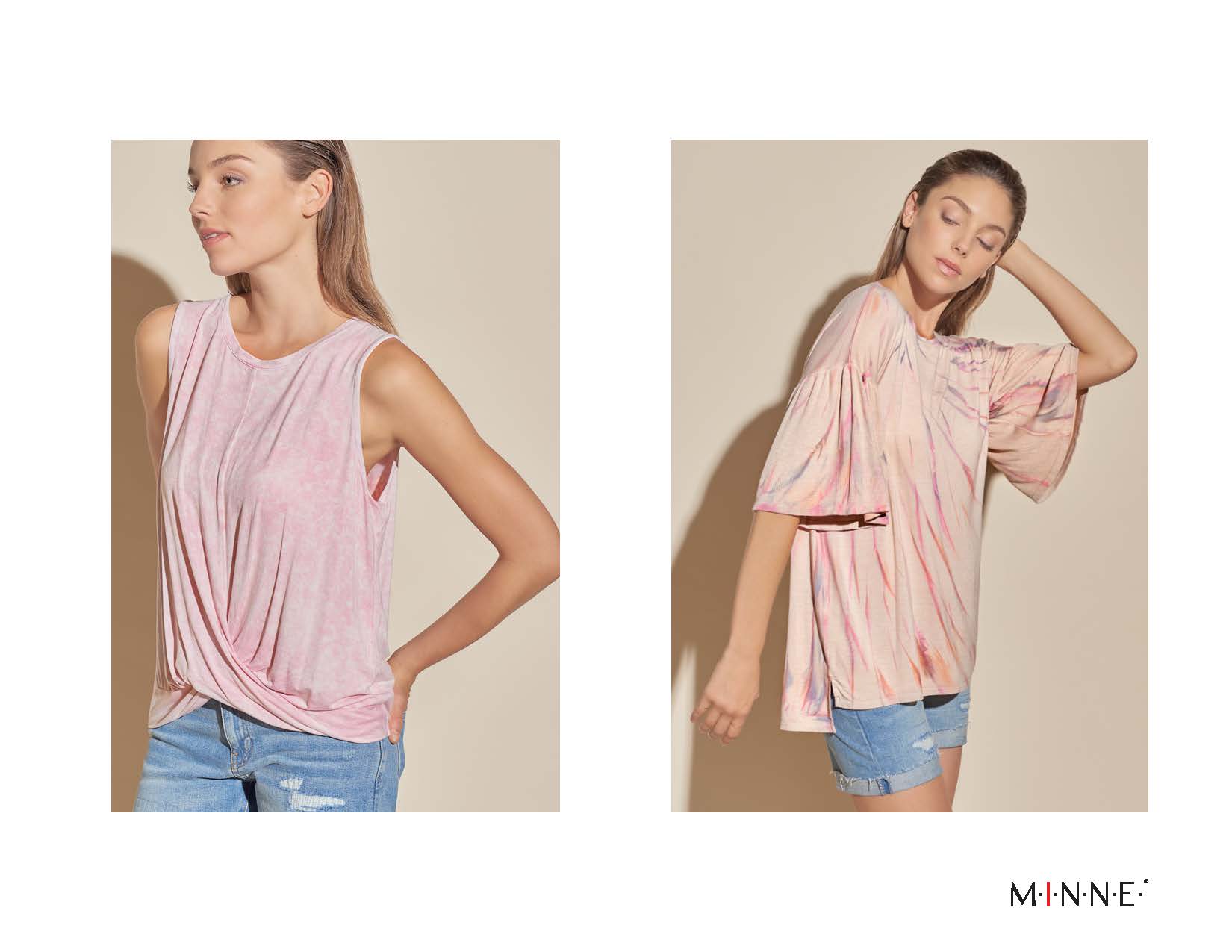 m-i-n-n-e-spring-18-lookbook-twist front sleeveless and bell sleeve top